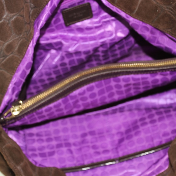 Kate Spade Brown Turnlock Shoulder Satchel - Picture 4 of 11